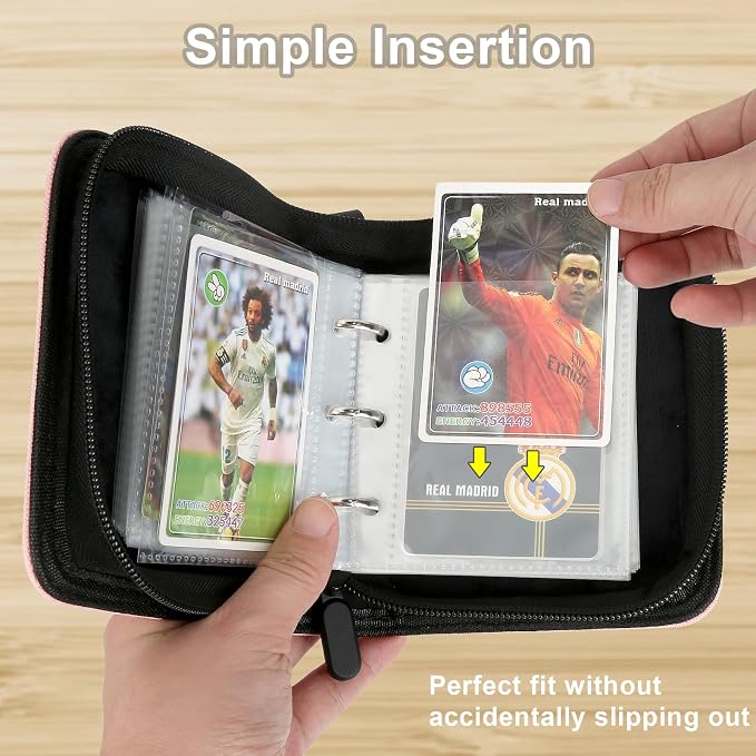 GERMUN Mini Card Binder 1 Pocket, 80 Pockets Trading Card Binder, Premium Small - Image 7