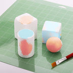 SOUJOY 32 Pack White Foam Shape, 8 Shapes Craft Foam Ball, Kid DIY Art Foam Cone - Image 4