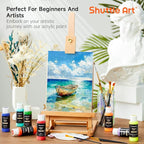Shuttle Art Acrylic Paint, 25 Colors Acrylic Paint Set, 2oz/60ml Bottles - Image 6