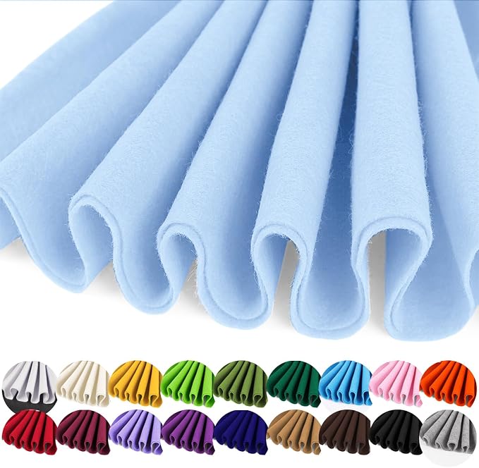 IONTACH 36" X 36" Soft Felt Fabric 1.6mm Thick | Felt Sheets by IONTACH