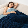 Wemore Weighted Blanket for Adults Twin Size 15 lbs, Dual Sided Soft Fuzzy by WemoreDirect