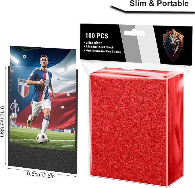 300 CountCard Sleeves for Trading Cards, Premium Matte Standard Size Card - Image 2