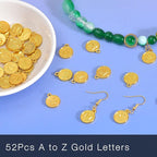 stino 200Pcs A-Z Metal Letter Charms - Image 3