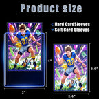 400 Card Sleeves Toploads for Cards, Premium Standard Size Trading Hard Plastic - Image 2
