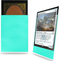 Mint Green Card Sleeves 200 Pack, Standard Card Sleeves Sturdy Sleeves Matte by Fabmaker