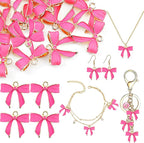 Bow Charms for Bracelet Jewelry Making Cute Bracelet Charms | 18Pcs, Bow Charms by Unknown