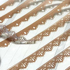 160 Pcs Transparent Lace Stickers - Image 2
