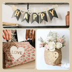 40 Pcs Unfinished Wood Heart Cutouts - Image 5