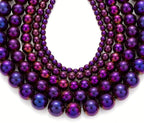 Zenkeeper Purple Hematite for Jewelry Making 8 MM Gemstones Loose Stone Beads - Image 5