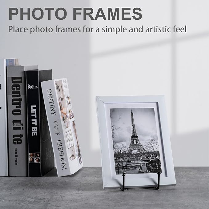 Hoewina Plate Stands, 3 Pack 6 Inch Plate Holder, Metal Frame Holder Stand - Image 4