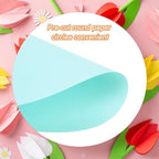 MECCANIXITY 60 PCS Light Blue Circle Cutouts Paper, 6 Inch Round Cutouts - Image 3