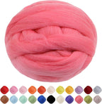 JeogYong Needle Felting Wool, 7.05oz Wool Roving Chunky Wool Yarn, Watermelon by JeogYong