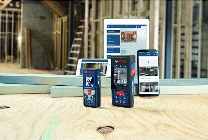 BOSCH GLM400C 400 Ft Blaze Outdoor Connected Laser Measure - Image 20