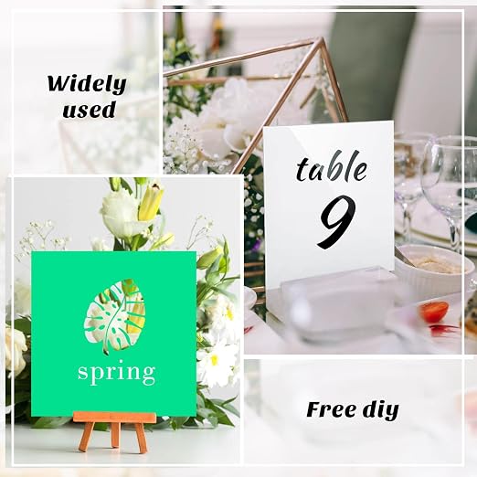 Maitys 24 Pcs Colored Acrylic Sheets, 8 x 8 Inch Opaque Colored Acrylic Sheets - Image 6