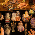 Yoksas Vintage Gold Foil Holographic Magic Witchy Big Stickers - Image 3