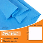IONTACH 36" X 36" Soft Felt Fabric 1.6mm Thick | Felt Sheets - Image 3