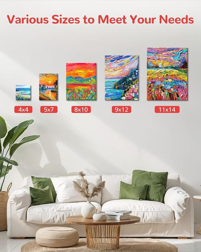 40Pcs 11x14inch Canvas Boards for Painting, Art Canvas Panels 100% Cotton | - Image 6