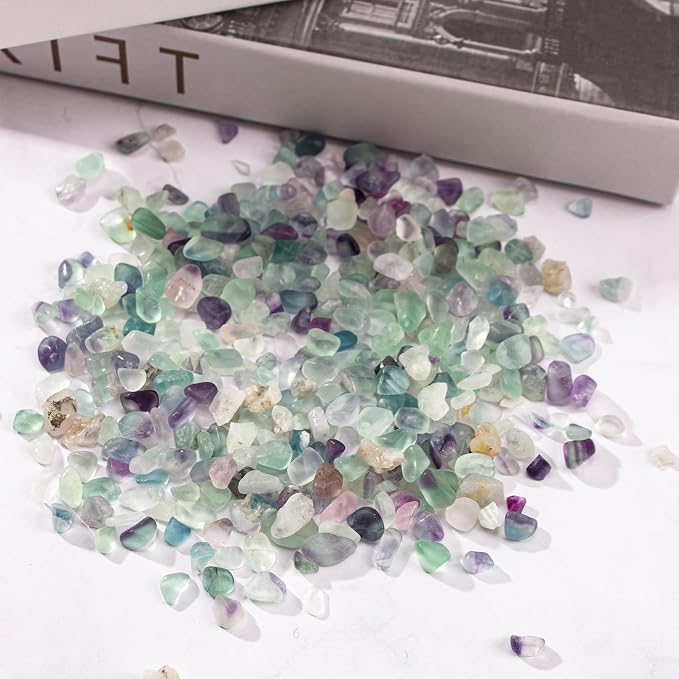 3 Lb Fluorite Crystal Chips Aquarium Fish Tank Gravel, Tumbled Crushed Stone - Image 6