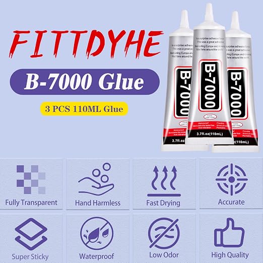 3.7oz B7000 Rhinestone Clear Glue - Image 6