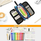 Joystick Gamepad Blue Flame Pencil Case Box Boys Girls Large Pencil Pouch - Image 5