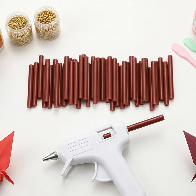 72 Pack Wine Red Hot Glue Sticks Bulk - Image 7