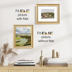 Vittanly 8x10 Picture Frames Set of 2, Ornate Vintage Photo Frame - Image 3