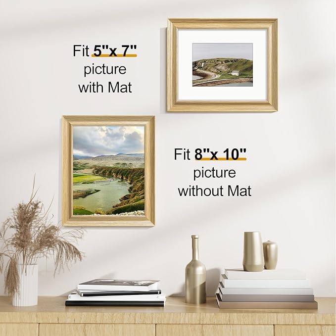Vittanly 8x10 Picture Frames Set of 2, Ornate Vintage Photo Frame - Image 3
