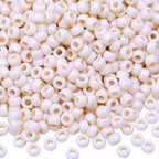 1000Pcs Pony Beads Bracelet 9mm Beige Plastic Barrel Pony Beads by Auvoua