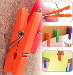 Push Pin with Wooden Clips - Image 3