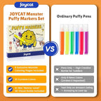 JoyCat Puffy Velvet Markers for Kids, 10-Color Heat-Activated Puffy Paint - Image 7