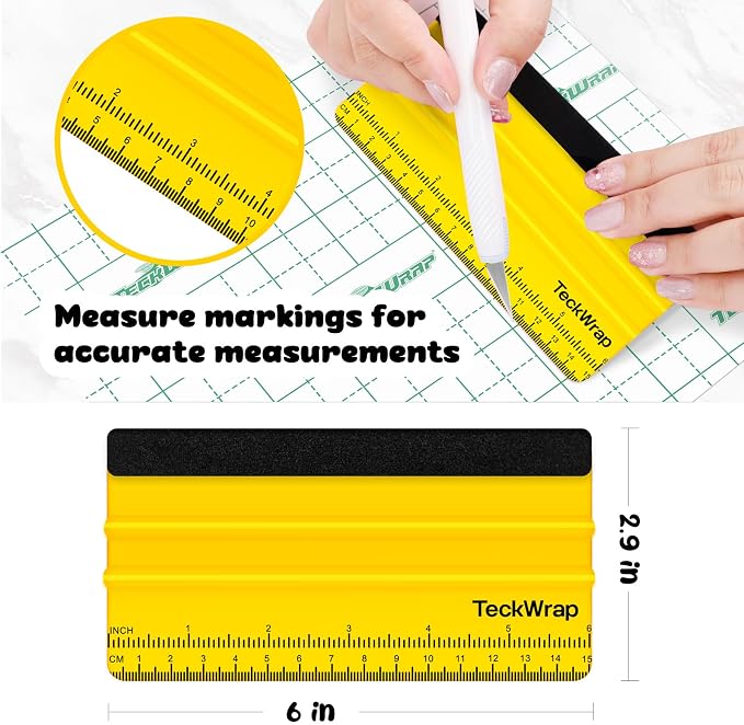TECKWRAP Professional Felt Squeegee - Image 2