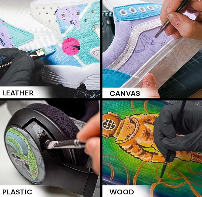Angelus Acrylic Leather Paint, Best Sellers Kit, Flexible Paint - Image 2