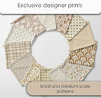 Cotton Satin Patchwork Fabric Panel – 35 Designs, 20×20 cm Squares, Single - Image 3
