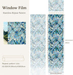 funlife Original Hand-Drawn Privacy Stained Glass Window Film, Reusable Single - Image 3