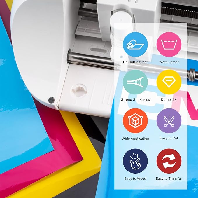 HAWERSI Smart Permanent Adhesive Vinyl 30 Sheets - Image 4