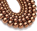 Zenkeeper About 180 Pcs Rose Gold Hematite Beads by Zenkeeper