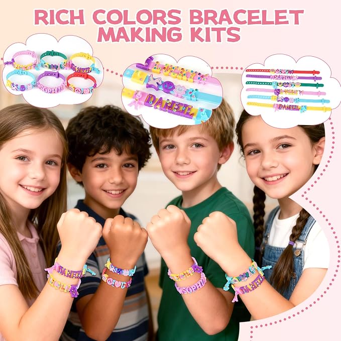Art & Craft Kits Friendship Bracelet Making Kit 12 Sets - Image 6