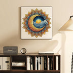 200 Pieces Sun and Moon Wooden Puzzles - Image 6
