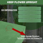 Dry & Wet Floral Foam Bricks, 15.7 x 11.8’’ Large Green Styrofoam Foam Blocks - Image 3
