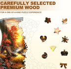 Jigfoxy Wooden Puzzles for Adults, Fall in a Boot Wood Puzzles Adult, Unique - Image 2