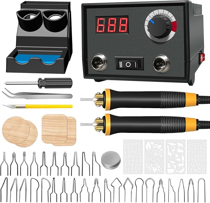 FIRElood Wood Burning Tool, Wood Burner kit Pen 25~750℃, Wood Burning kit by FIRElood