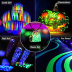3 Box Glow in The Dark Crushed Glass Craft Glitter Fine - Image 7