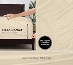 Royale Linens Fitted Sheet Twin XL - Image 3