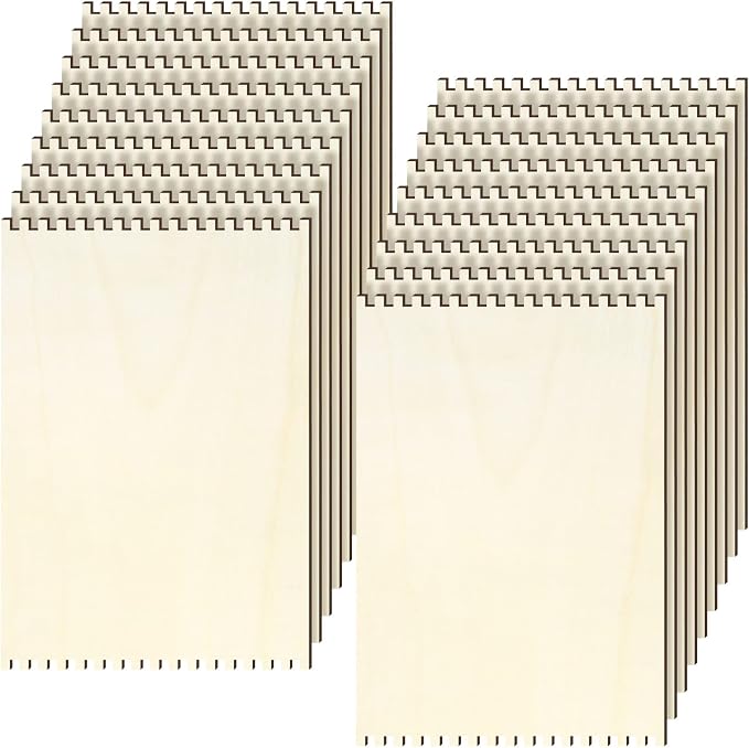 Minatee 200 Pcs Beginners Wooden Loom Notched Weaving Loom Basket Weaving Tools by Minatee