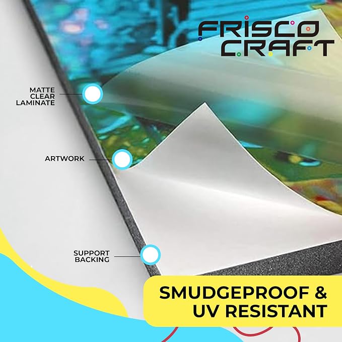 Frisco Craft Matte Clear Self Adhesive Laminating Roll 12" x 30 ft | Self - Image 5