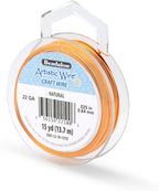 Artistic Wire, 22 Gauge Tarnish Resistant Colored Copper Craft Wire, 15 yd by Unknown