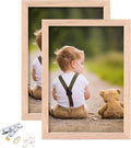 ATOBART 5x7 Picture Frame, OAK Wood Photo Frame by ATOBART