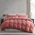 Nestl Pink Clay Duvet Cover Queen Size by Nestl