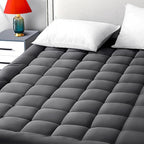 EASELAND Twin Size Mattress Pad Pillow Top Mattress Cover Quilted Fitted by EASELAND