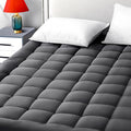 EASELAND California King Mattress Pad Pillow Top Mattress Cover Quilted Fitted by EASELAND